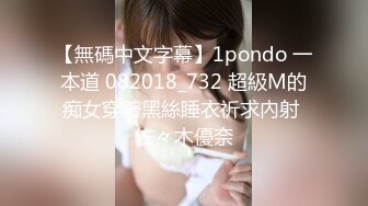 【無碼中文字幕】1pondo 一本道 082018_732 超級M的痴女穿著黑絲睡衣祈求內射 佐々木優奈