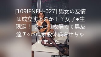 [109IENFH-027] 男女の友情は成立するのか！？女子●生限定！ ラップ1枚隔てて男友達チ○ポに素股体験させちゃいました♪